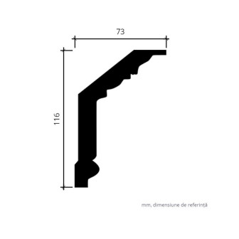 Profile Decorative Gaudi Decor GDD-1.50.104. Conține culorile: