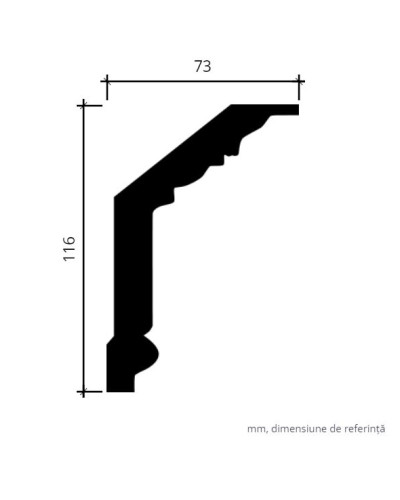 Profile Decorative Gaudi Decor GDD-1.50.104. Conține culorile: