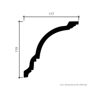 Profile Decorative Gaudi Decor GDD-1.50.108. Conține culorile: