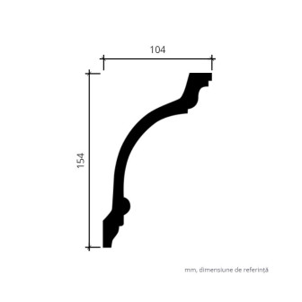 Profile Decorative Gaudi Decor GDD-1.50.117. Conține culorile: