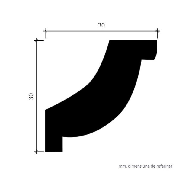 Profile Decorative Gaudi Decor GDD-1.50.123. Conține culorile: