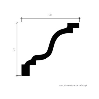 Profile Decorative Gaudi Decor GDD-1.50.126. Conține culorile: