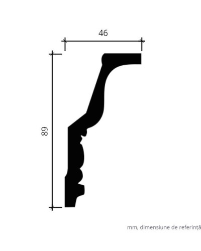 Profile Decorative Gaudi Decor GDD-1.50.127. Conține culorile: