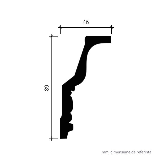 Profile Decorative Gaudi Decor GDD-1.50.127. Conține culorile: