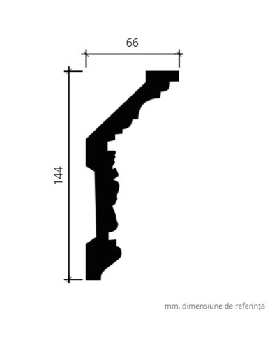 Profile Decorative Gaudi Decor GDD-1.50.128. Conține culorile: