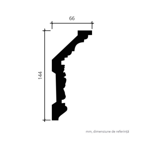 Profile Decorative Gaudi Decor GDD-1.50.128. Conține culorile: