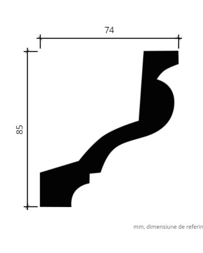 Profile Decorative Gaudi Decor GDD-1.50.129. Conține culorile: