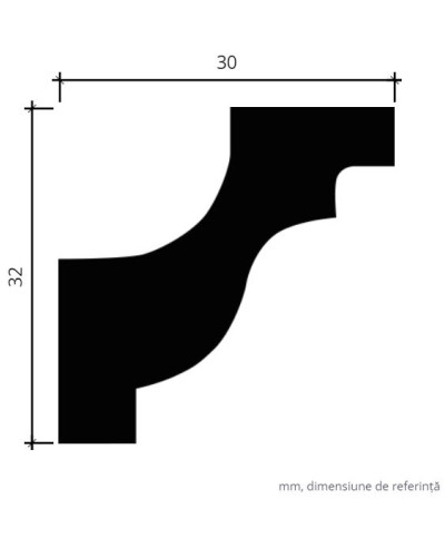 Profile Decorative Gaudi Decor GDD-1.50.130. Conține culorile: