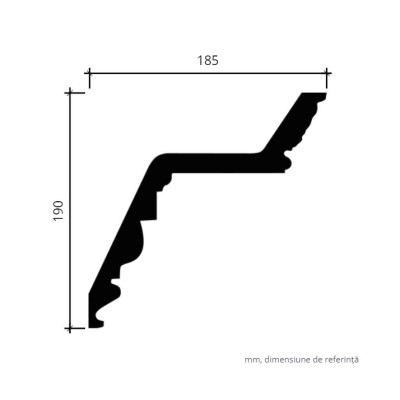 Profile Decorative Gaudi Decor GDD-1.50.137f. Conține culorile: