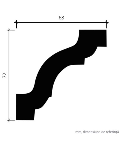 Profile Decorative Gaudi Decor GDD-1.50.141. Conține culorile: