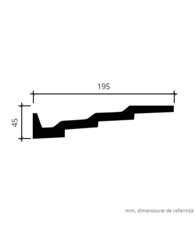 Profile Decorative Gaudi Decor GDD-1.50.142. Conține culorile: