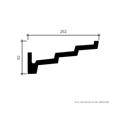 Profile Decorative Gaudi Decor GDD-1.50.145f. Conține culorile: