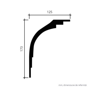 Profile Decorative Gaudi Decor GDD-1.50.147f. Conține culorile: