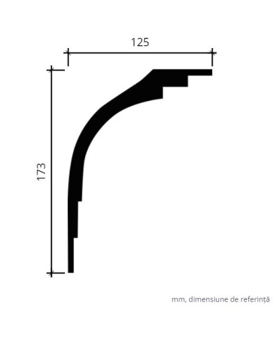 Profile Decorative Gaudi Decor GDD-1.50.147. Conține culorile:
