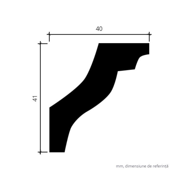 Profile Decorative Gaudi Decor GDD-1.50.150f. Conține culorile: