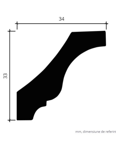 Profile Decorative Gaudi Decor GDD-1.50.158. Conține culorile:
