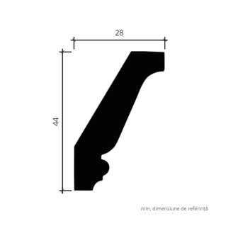 Profile Decorative Gaudi Decor GDD-1.50.159. Conține culorile: