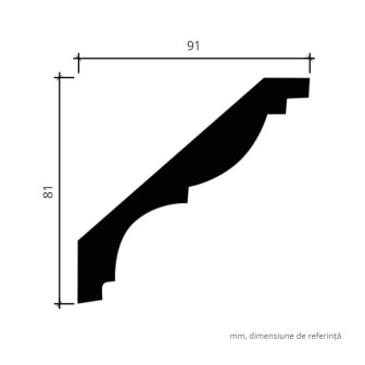 Profile Decorative Gaudi Decor GDD-1.50.161. Conține culorile: