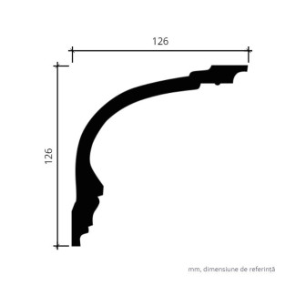 Profile Decorative Gaudi Decor GDD-1.50.164. Conține culorile: