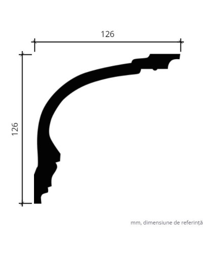 Profile Decorative Gaudi Decor GDD-1.50.164. Conține culorile: