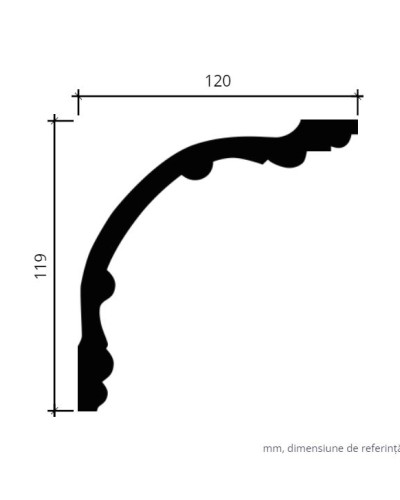 Profile Decorative Gaudi Decor GDD-1.50.167. Conține culorile: