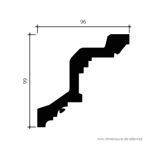 Profile Decorative Gaudi Decor GDD-1.50.169. Conține culorile: