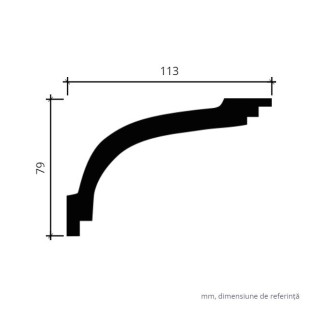 Profile Decorative Gaudi Decor GDD-1.50.170. Conține culorile: