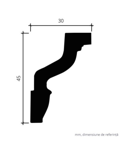 Profile Decorative Gaudi Decor GDD-1.50.171f. Conține culorile:
