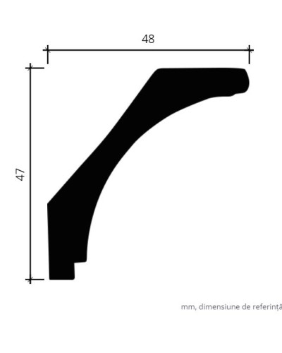 Profile Decorative Gaudi Decor GDD-1.50.172. Conține culorile: