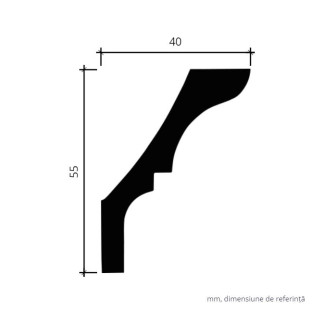 Profile Decorative Gaudi Decor GDD-1.50.173. Conține culorile: