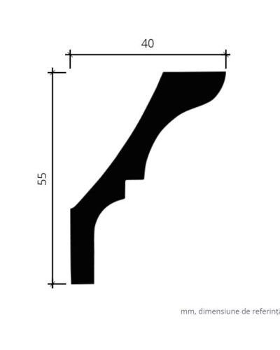 Profile Decorative Gaudi Decor GDD-1.50.173. Conține culorile: