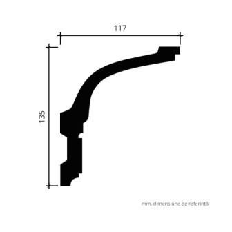 Profile Decorative Gaudi Decor GDD-1.50.175. Conține culorile:
