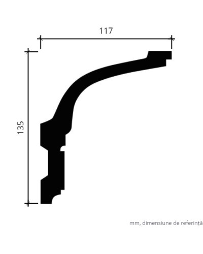 Profile Decorative Gaudi Decor GDD-1.50.175. Conține culorile: