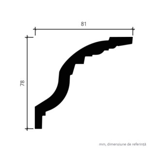 Profile Decorative Gaudi Decor GDD-1.50.179. Conține culorile: