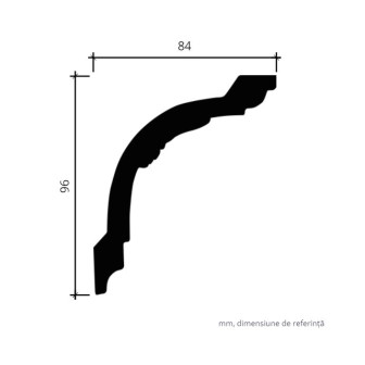 Profile Decorative Gaudi Decor GDD-1.50.183. Conține culorile: