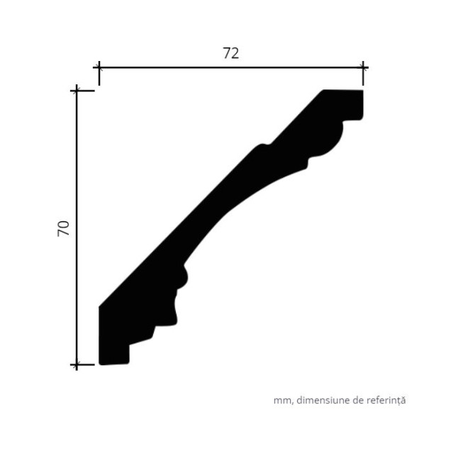 Profile Decorative Gaudi Decor GDD-1.50.189f. Conține culorile: