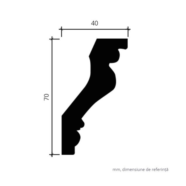 Profile Decorative Gaudi Decor GDD-1.50.192f. Conține culorile: