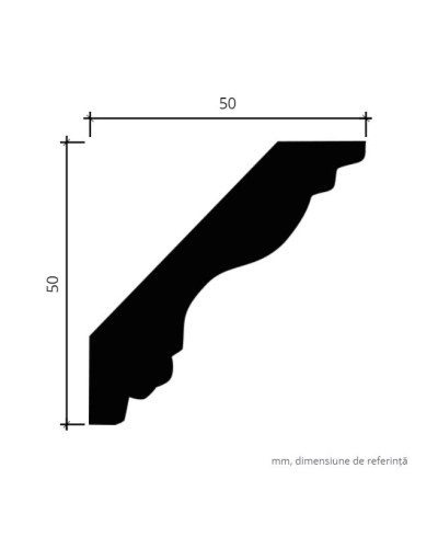 Profile Decorative Gaudi Decor GDD-1.50.194. Conține culorile: