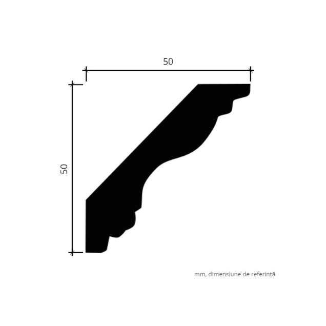 Profile Decorative Gaudi Decor GDD-1.50.194. Conține culorile: