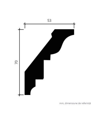 Profile Decorative Gaudi Decor GDD-1.50.196. Conține culorile: