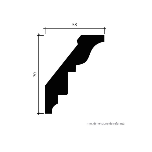 Profile Decorative Gaudi Decor GDD-1.50.196. Conține culorile: