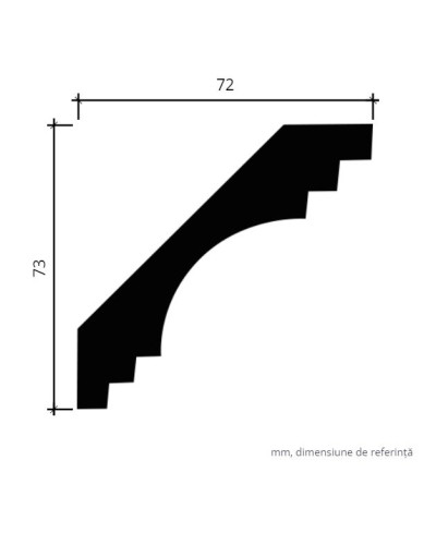 Profile Decorative Gaudi Decor GDD-1.50.199. Conține culorile: