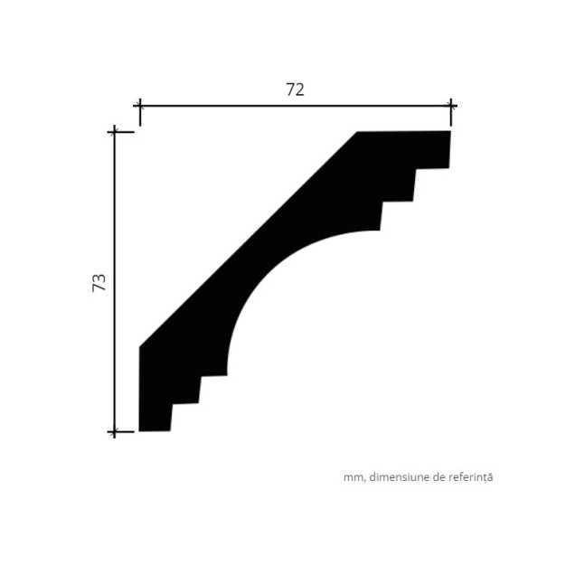 Profile Decorative Gaudi Decor GDD-1.50.199f. Conține culorile:
