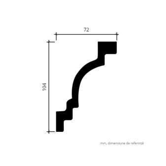 Profile Decorative Gaudi Decor GDD-1.50.249. Conține culorile: