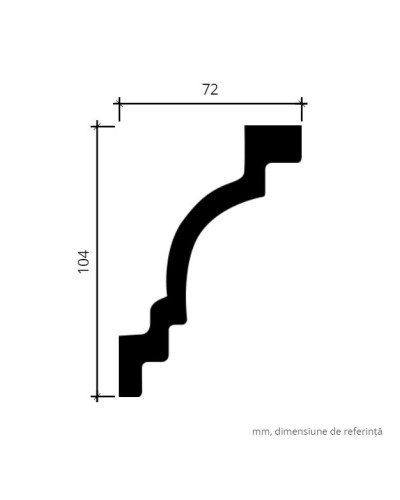 Profile Decorative Gaudi Decor GDD-1.50.249. Conține culorile: