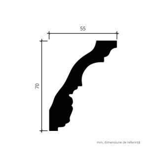Profile Decorative Gaudi Decor GDD-1.50.251. Conține culorile: