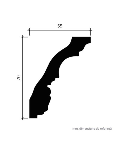 Profile Decorative Gaudi Decor GDD-1.50.251. Conține culorile: