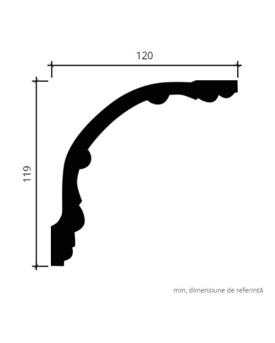 Profile Decorative Gaudi Decor GDD-1.50.252. Conține culorile: