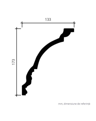 Profile Decorative Gaudi Decor GDD-1.50.256. Conține culorile: