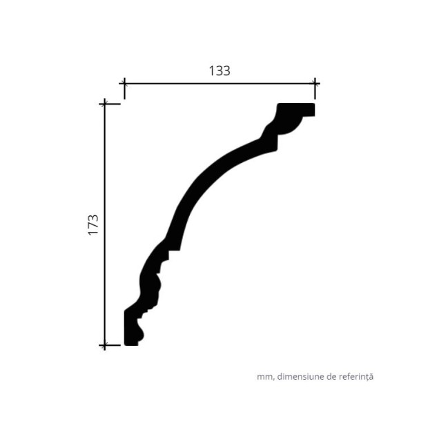 Profile Decorative Gaudi Decor GDD-1.50.256f. Conține culorile: